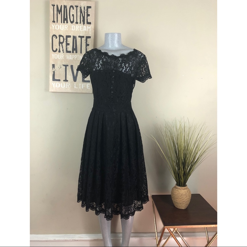 iHot Lined Lace Dress
